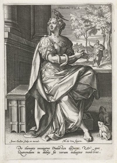 Dialectique (Les sept arts libéraux) - Johann Sadeler (I)