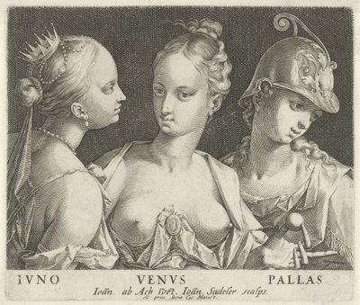 Junon, Vénus et Minerve - Johann Sadeler (I)