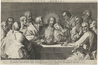 La Cène - Johann Sadeler (I)