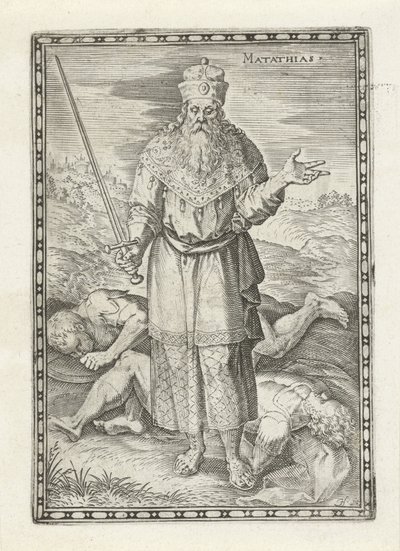 Mattathias (Personen uit het Oude Testament) - Johann Sadeler (I)