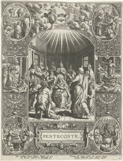 Pentecôte - Johann Sadeler (I)