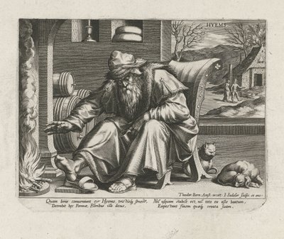 Hiver (série) - Johann Sadeler (I)