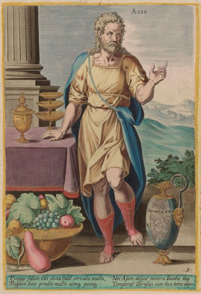 Aser, vers 1585 - Johann Sadeler I