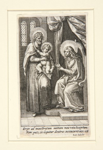 La Sainte Famille - Johann Sadeler I