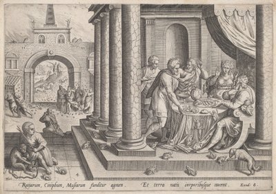 La Plaie des grenouilles, vers 1585 - Johann Sadeler I
