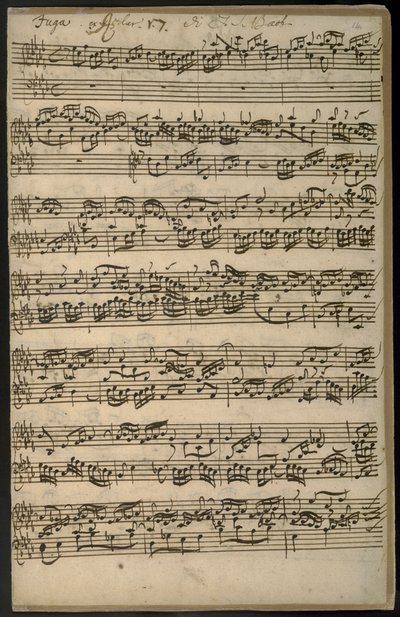 Prélude 17 et Fugue, de 