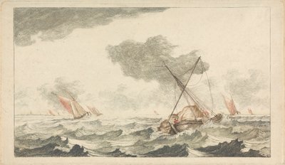 Châteaux, Ruines et Paysages Marins - Six Gravures Colorées - Johann Teyler