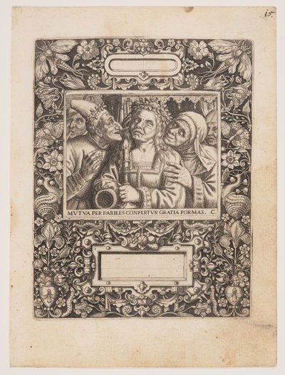 Plaque tirée de Emblemata Nobilitati et Vulgo Scitu Digna - Johann Theodor de Bry
