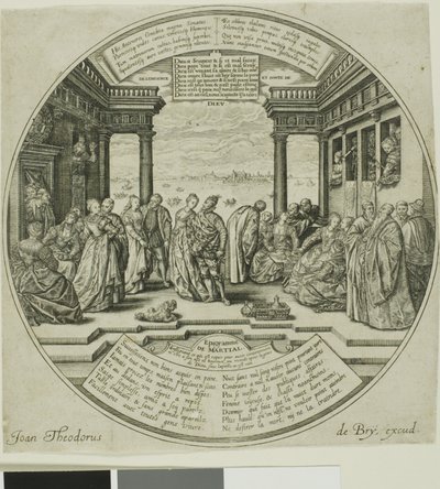 Le Mariage vénitien - Johann Theodor de Bry