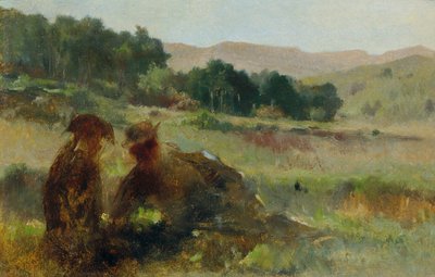 Paysage avec chasseur et chien - Johann  Till der Jüngere