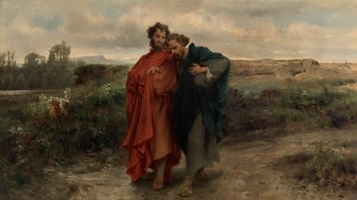 Chemin vers Emmaüs - Johann  Till der Jüngere