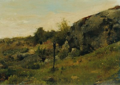 Paysage de prairie avec rochers - Johann  Till der Jüngere