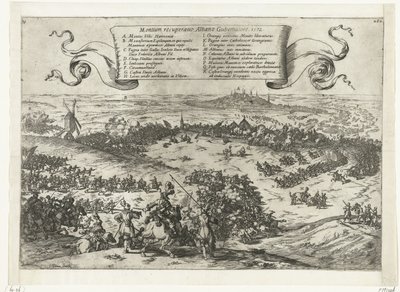 Alva assiège Bergen en Hainaut, 1572 - Johann Wilhelm Baur