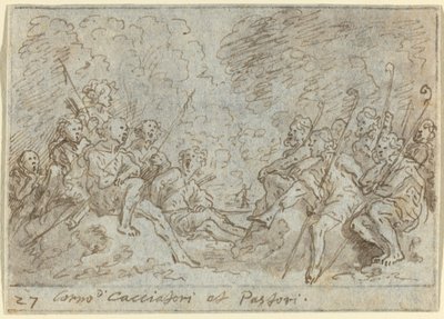 Chœur de chasseurs et de bergers, 1640 - Johann Wilhelm Baur