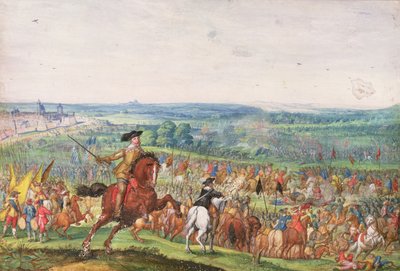 Le roi Gustave-Adolphe à la bataille de Lützen - Johann Wilhelm Baur