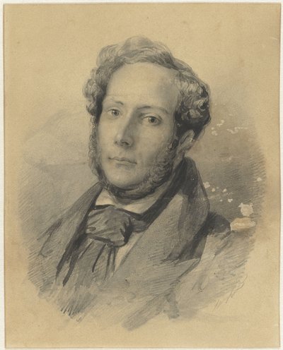 Autoportrait de Johann Wilhelm Kaiser (I) - Johann Wilhelm Kaiser (I)