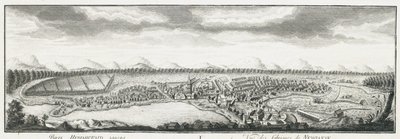 Vue des usines de Nevyansk, vers 1735 - Johann Wilhelm Lürsenius