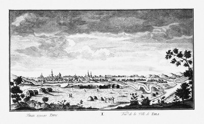 Vue de Tara, vers 1735 - Johann Wilhelm Lürsenius