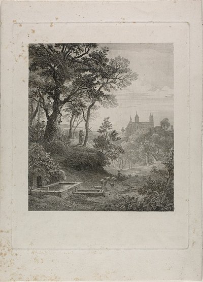Approche du printemps - Johann Wilhelm Schirmer