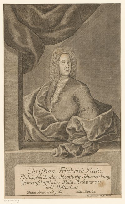 Portrait de Christian Friedrich Ruhe - Johann Wolfgang Heinrich Stockmar