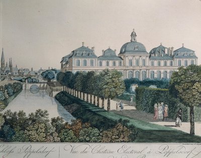 Le Palais des Princes Électeurs à Poppelsdorf, près de Bonn - Johann Ziegler