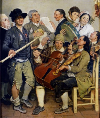 Musiciens La Scartocciata, vers 1778 - Johann Zoffani
