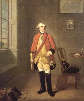 Cornet North Ludlow Bernard, 2e mari de Mary Fitzwilliam, comtesse de Pembroke (d.1769) - Johann Zoffany
