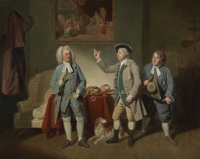 Edward Shuter, John Beard et John Dunstall dans Love in a Village d