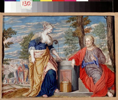 Le Christ et la Samaritaine au puits de Jacob - Johann or Hans Konig