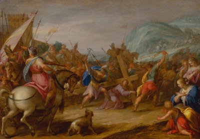 Portement de croix - Johann or Hans von Aachen