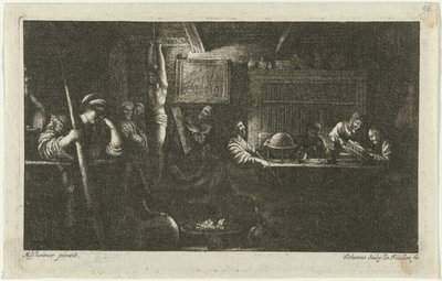 Minerve comme protectrice des arts et des sciences - Johanna Sibilla Küsel