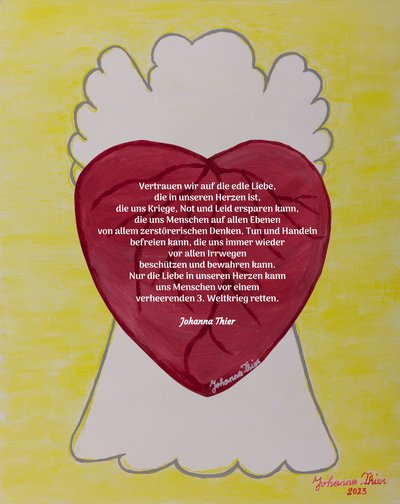 Le message de paix de Rosental pour la paix mondiale - Version 3 - Johanna Thier