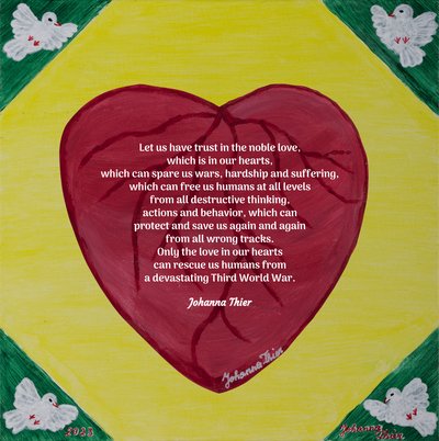 Le message de paix de Rosental pour la paix mondiale - Version 2 - Johanna Thier