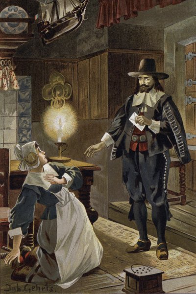 Illustration pour Le Hollandais Volant, ou Der Fliegende Holländer - Johannes (after) Gehrts