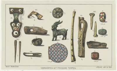 Objets des tertres frisons - Johannes Bijtel