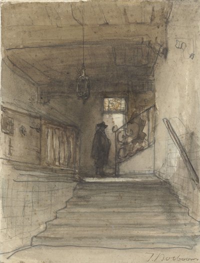 Escalier - Johannes Bosboom