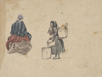 Deux études de femmes de pêcheurs - Johannes Bosboom