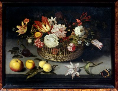 Panier de fleurs - Johannes Bosschaert