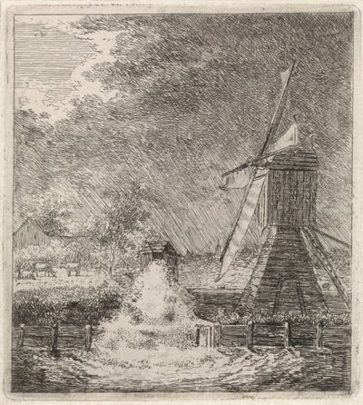 Paysage avec moulin à eau - Johannes Christiaan Janson