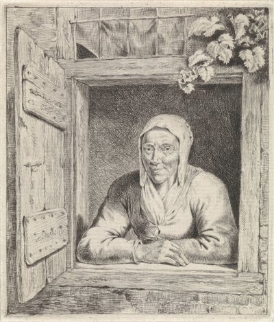 Femme à la fenêtre - Johannes Christiaan Janson