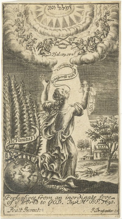 Femme montée au ciel - Johannes Drappentier (voor 1669 na 1713)