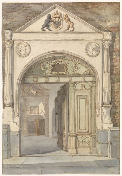 Vue dans le hall de l