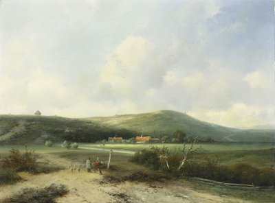 Vue dans les dunes - Johannes Franciscus Hoppenbrouwers