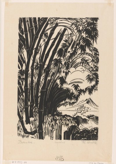 Bambou - Johannes Frederik Engelbert ten Klooster (signed by artist)