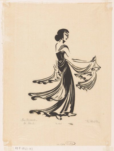 La danse (Javaansche danseres) - Johannes Frederik Engelbert ten Klooster (signed by artist)
