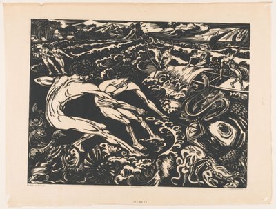 Les pêcheurs - Johannes Frederik Engelbert ten Klooster (signed by artist)