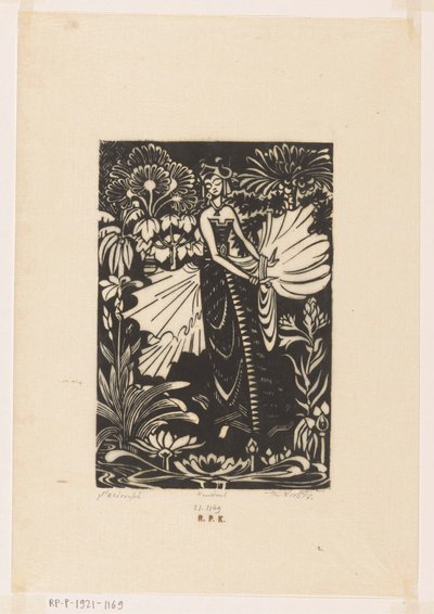 Serimpi - Johannes Frederik Engelbert ten Klooster (signed by artist)