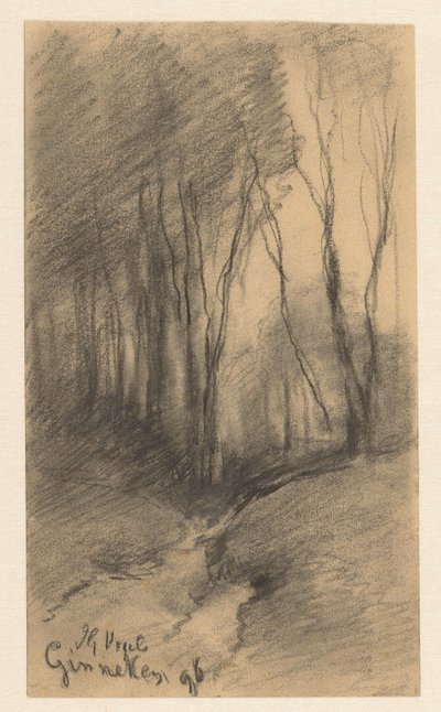 Paysage forestier près de Ginneken - Johannes Gijsbert Vogel