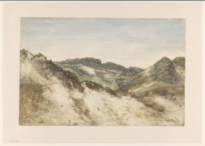 Paysage de dunes près de Zorgvliet - Johannes Gijsbert Vogel