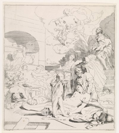 Supplication de saint Roch (Représentations bibliques, mythologiques et allégoriques) - Johannes Glauber